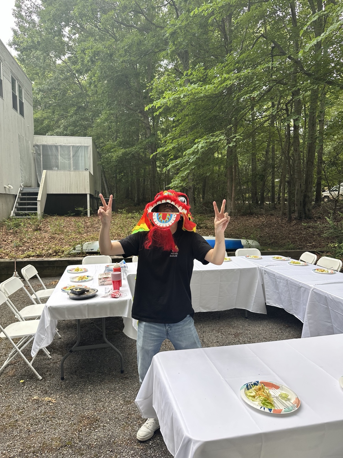 Backyard Hibachi Party With Lion Dance Entertainment