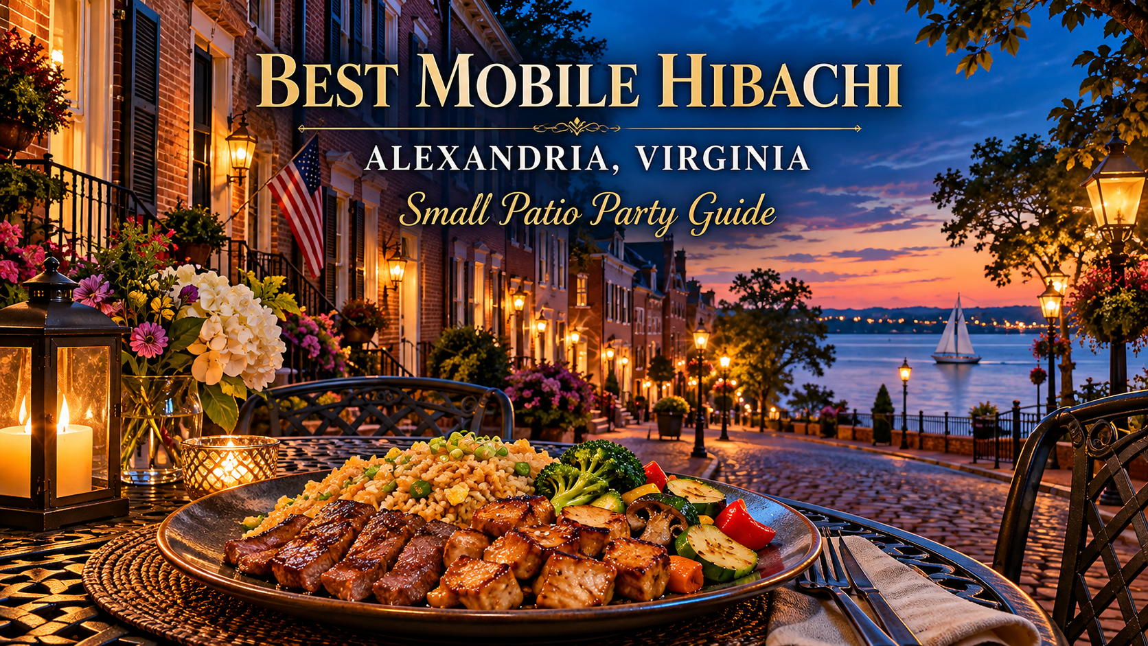 Alexandria VA Small Patio Hibachi Party Guide