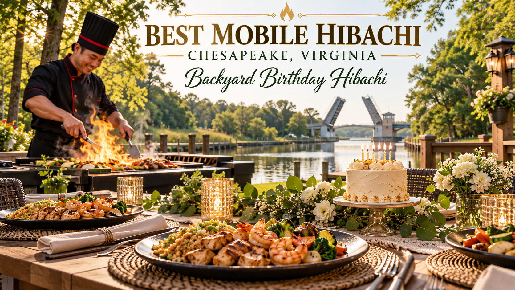 Chesapeake VA Backyard Birthday Hibachi Party Guide