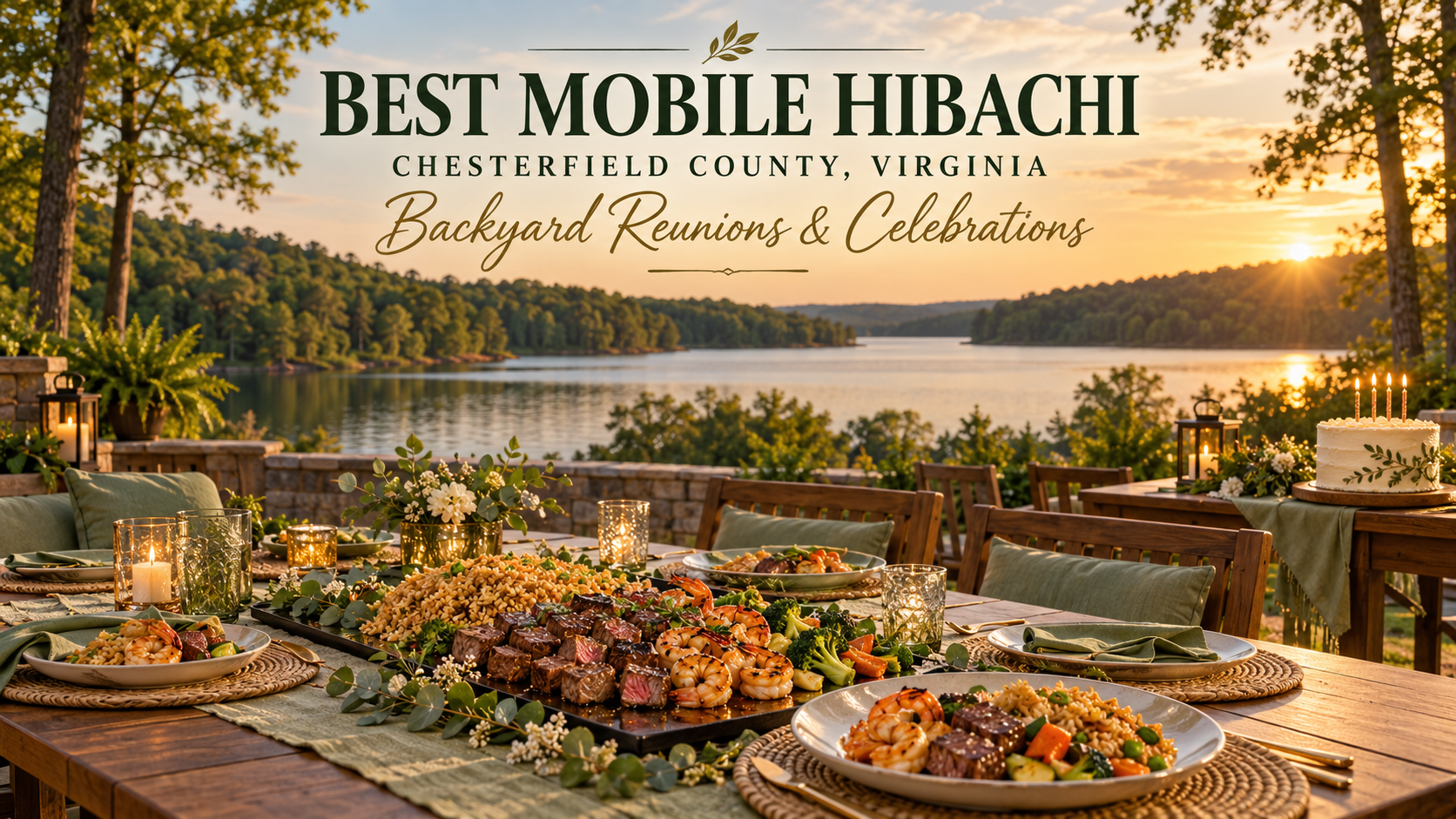 Chesterfield County VA Backyard Reunion & Birthday Hibachi Guide