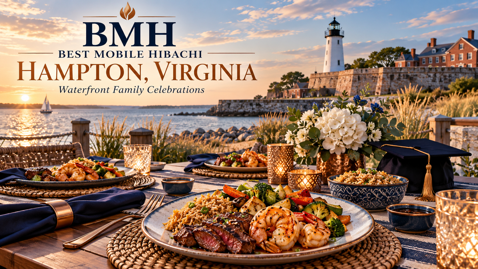 Hampton VA Waterfront Family & Graduation Hibachi Party Guide