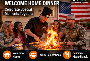 Fayetteville, NC Welcome Home Dinner: Hibachi Menu, Setup & Cost Guide