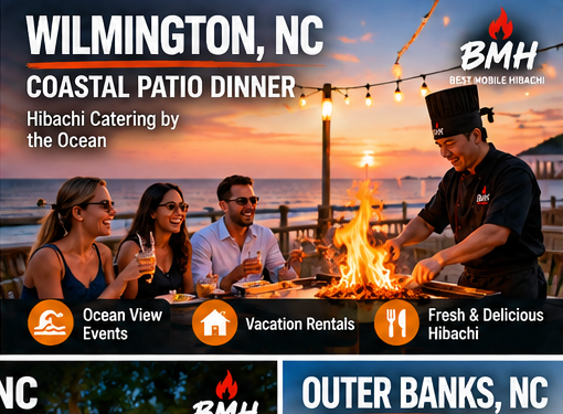 Wilmington, NC Coastal Patio Dinner: Hibachi Menu, Setup & Cost Guide