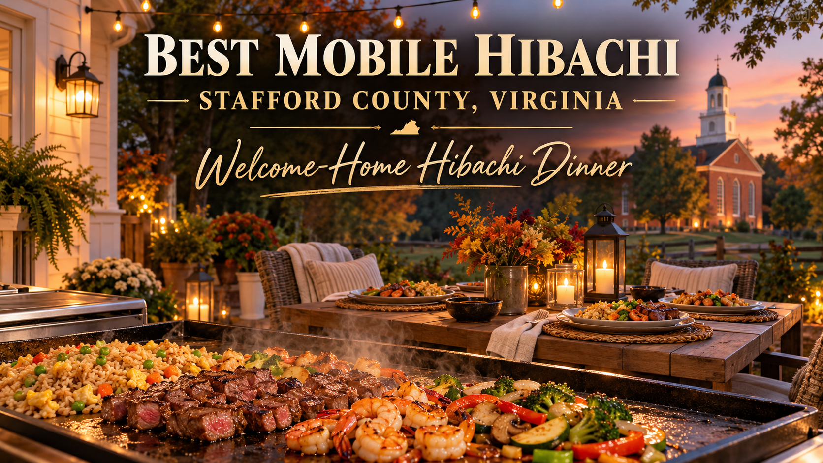 Stafford County VA Welcome-Home Hibachi Family Party Guide