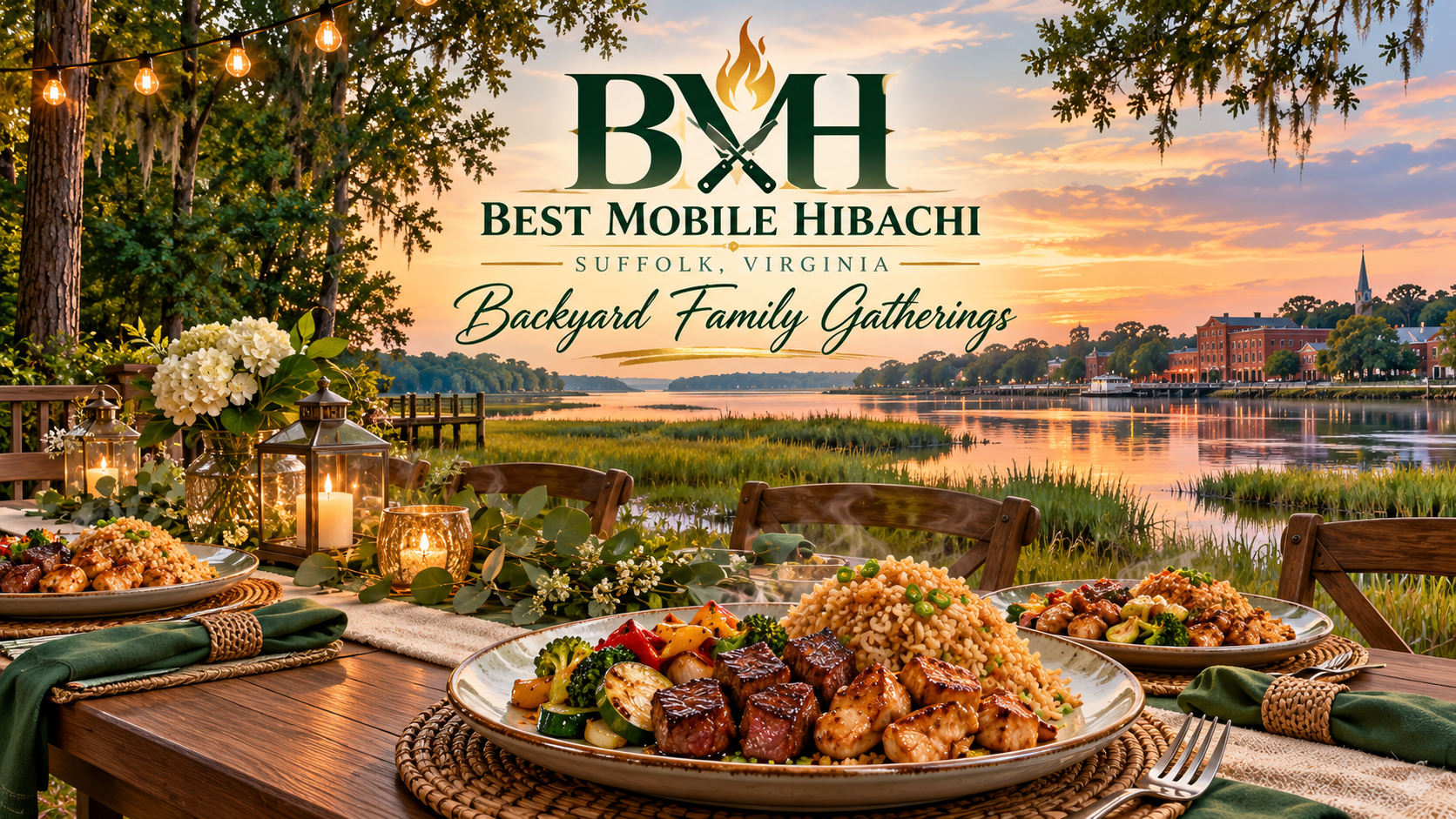 Suffolk VA Large-Family Backyard Hibachi Party Guide